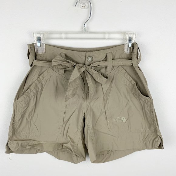 The North Face Pants - North Face Khaki Hiking Paperbag Waist Shorts 2